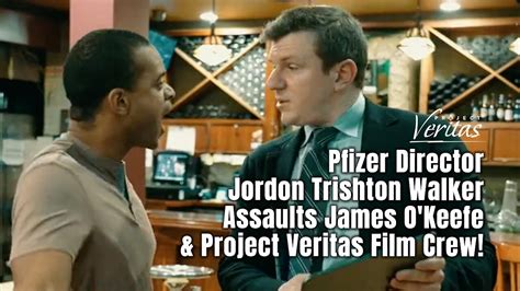 The 10-minute video documents a conversation between an unidentified reporter and an interviewee Project Veritas identifies as “Jordan Trishton Walker, Pfizer …